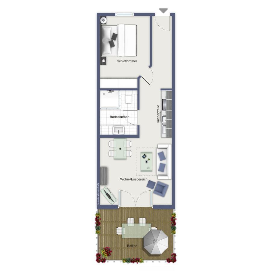 Meeresblick Wohnung 220 Ostseebad Kühlungsborn エクステリア 写真